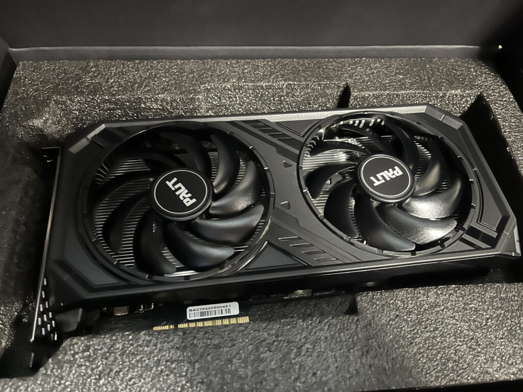 RTX4060 開封の儀