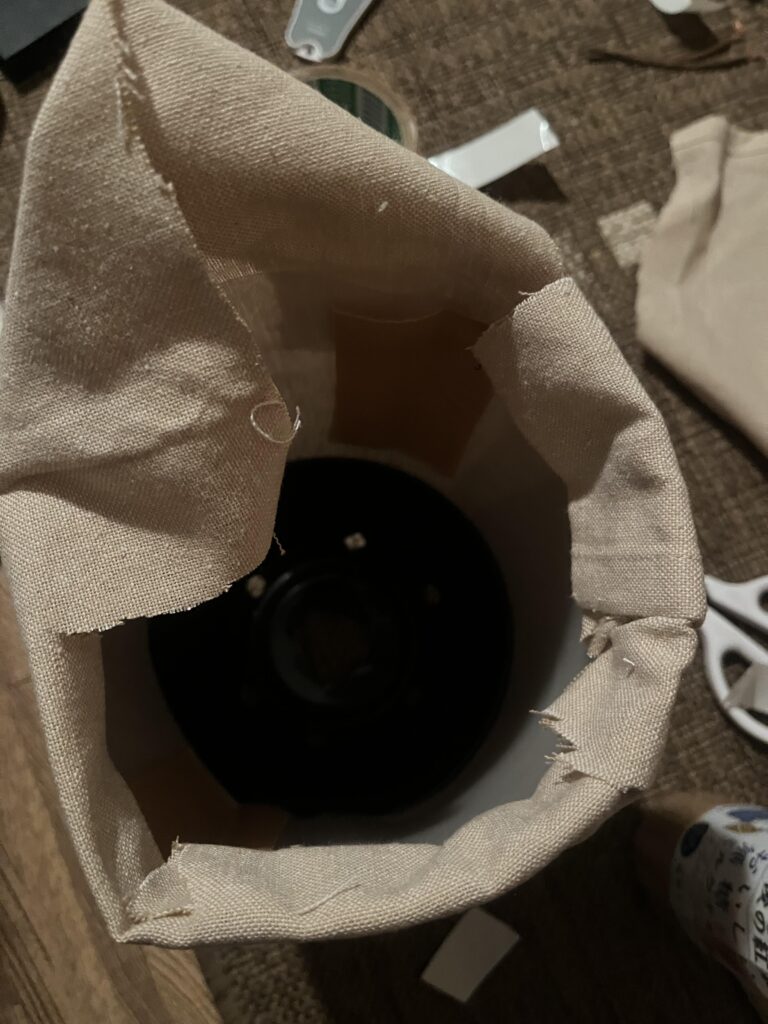 自作ランプシェードプロトタイプ 製作中